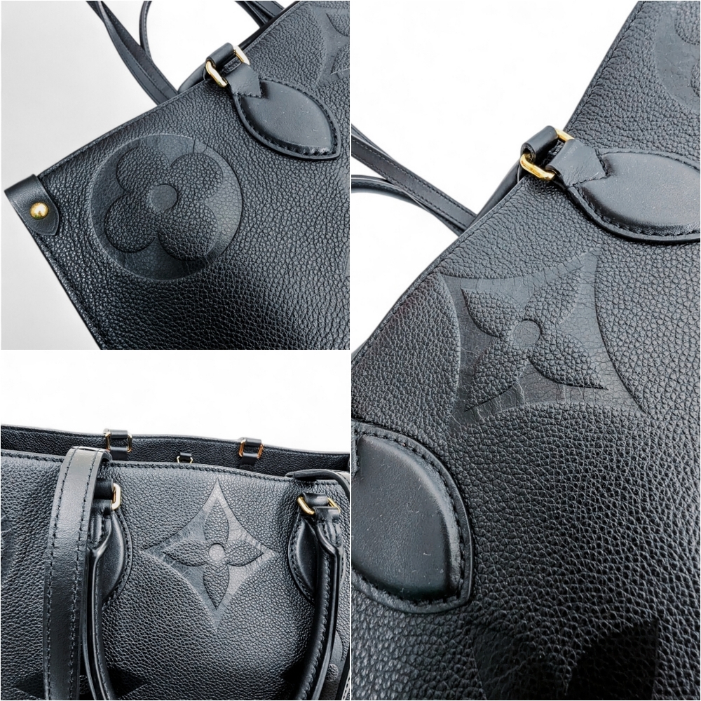Louis Vuitton Black On The Go GM Bag - CHARM INCLUDED!! - Picture 14 of 16